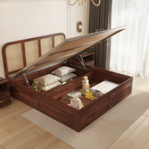 Amara Hydraulic Bed in Sheesham - King Size