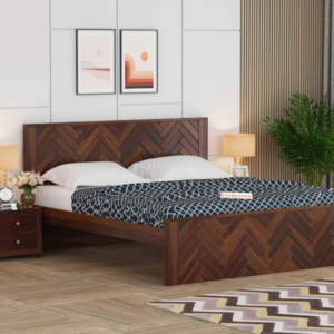 Myra Sheesham Wood Bed Non Storage - King Size